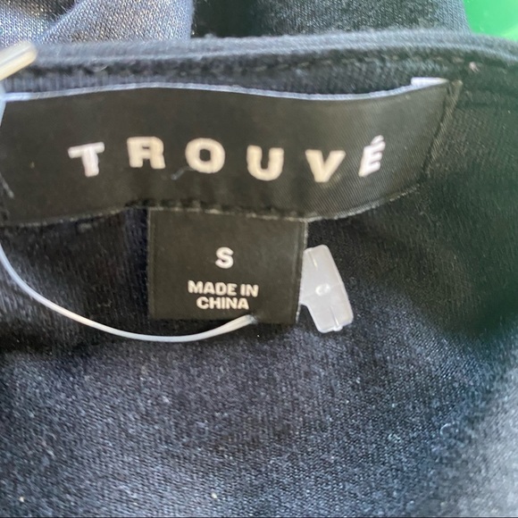 NORDSTROM TROUVE Metallic Colorblock Knit Tunic - Picture 5 of 6